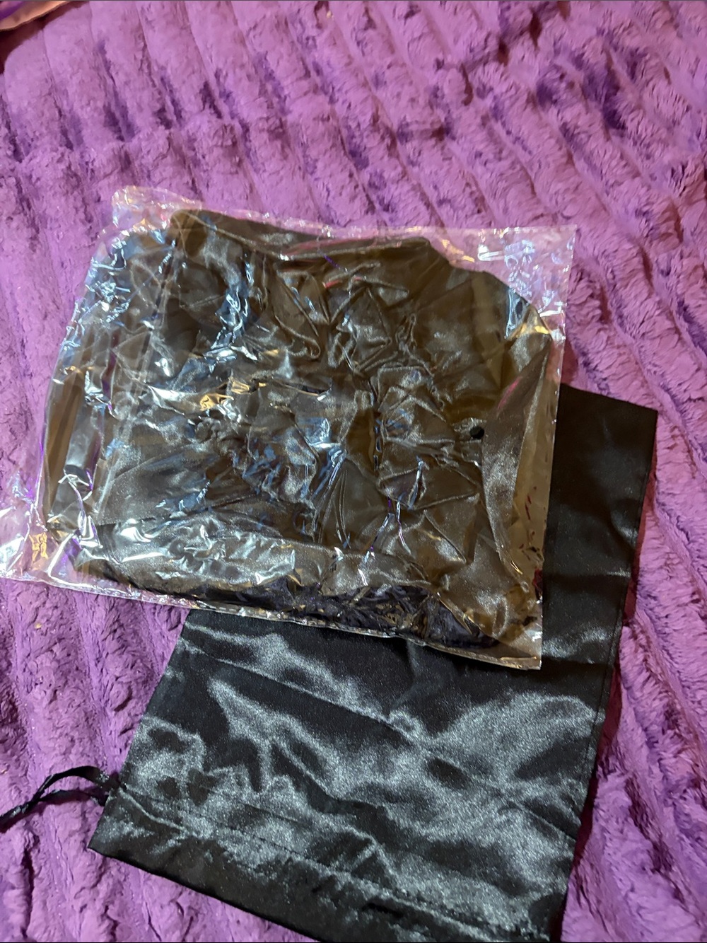 Black Satin Sleepwear Set - Women Intimates & Sleepwear